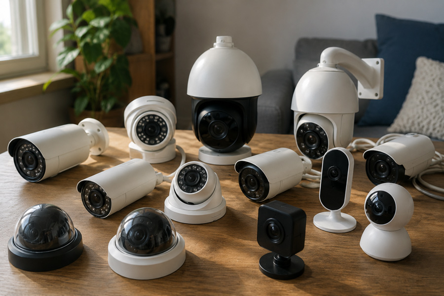 15 tipos de cámaras de seguridad y cuál elegir para tu casa